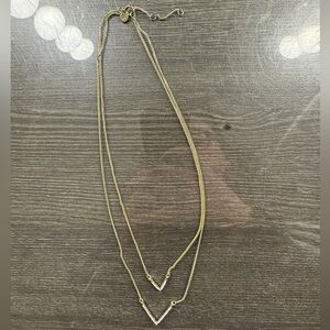 Victorias Secret Gold Layered Necklace